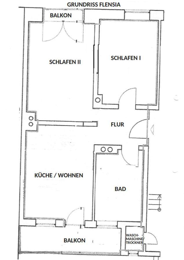 Fewo1846 - Flensia - Geschmackvoll Eingerichtete Wohnung Mit 2 Schlafzimmern Und Balkon 플렌스부르크 외부 사진